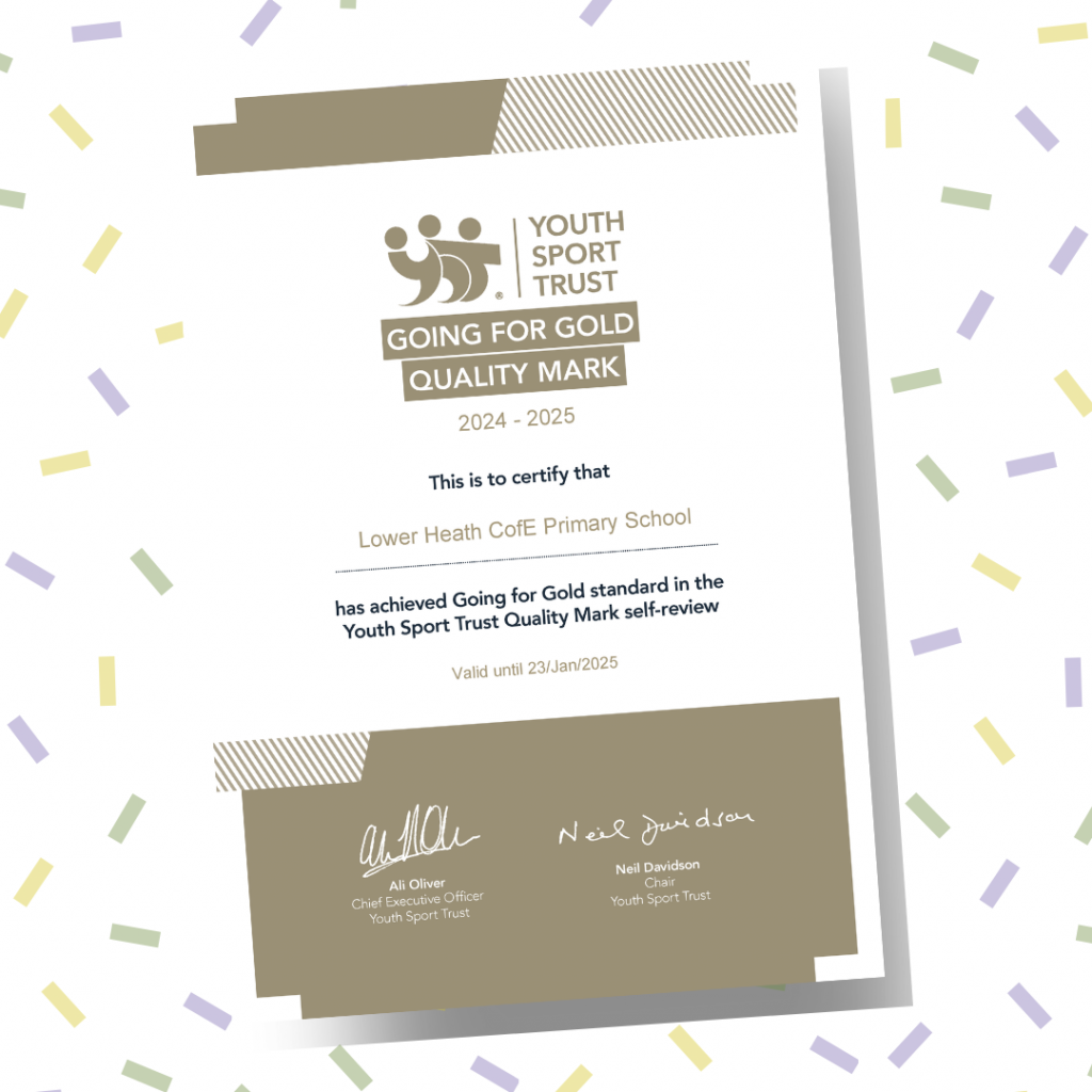 Youth Sport Trust Gold Award for Lower Heath School