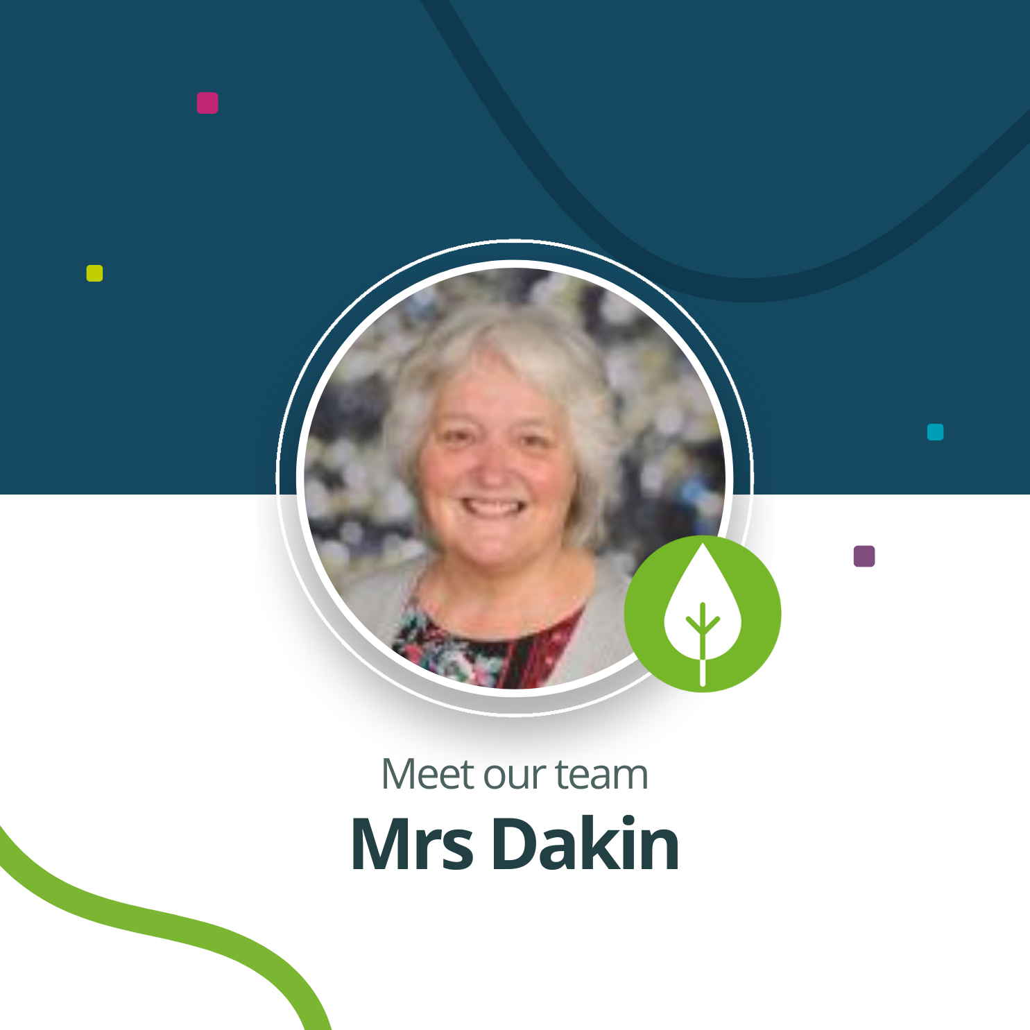 Meet our Team | Mrs Dakin - Lower Heath CE Primary School